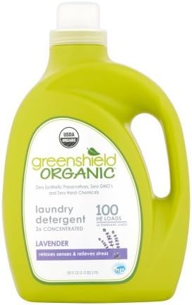 GreenShield Organic Laundry Detergent, Lavender, 100 oz - 3 Bottles
