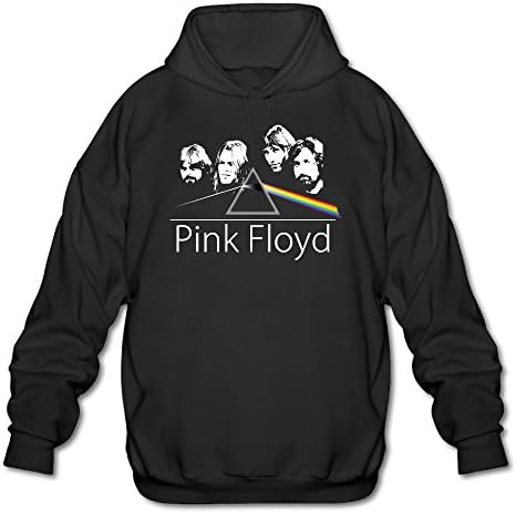 RORTTB Pink Floyd Logo Men's Cotton Hooded Coat Black