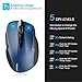TECKNET Bluetooth Wireless Mouse, Ergonomic Design, 5 Adjustable DPI, 24 Month Battery Life, Compatible with Windows, Mac, Chromebook, Unisex