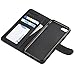 Abacus24-7 iPhone 6 and 6S Case Wallet with RFID Blocking Flip Cover and Folding Stand Black