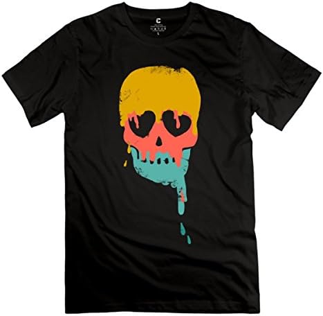 Melting Black T-shirt For Men XS