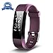 Fitness Watch,Fitness Tracker,MRS LONG YG3 Plus Activity Tracker Sports TrackerWith Heart Rate Monitor,Sleep Monitor,Step Counter,GPS Tracker Smart Bracelet,Waterproof Smart Wristband for Android and