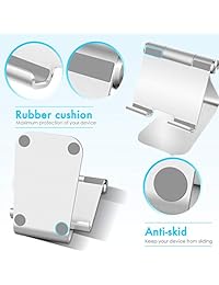 lami  ajustable soporte de tablet para computadora, Plateado