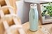 AKS Vacuum Insulated Stainless Steel Water Bottle Leak Proof Sweat Proof Tumbler (Green 17oz)
