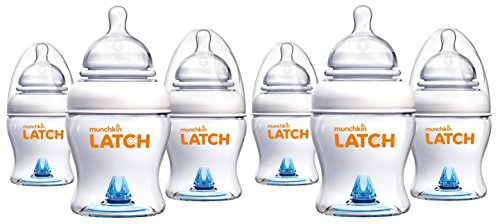 Munchkin Latch BPA-Free 4 Ounce Bottle, 6 Count