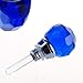 H&D Blue Vintage Crystal Empty Mini Refillable Perfume Bottle