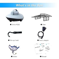 Tirrito Robot Pool Vacuum - Cordless Pool Vacuum