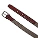 CTM Men's Elastic Braided 1 1/4 Inch Golf Belt