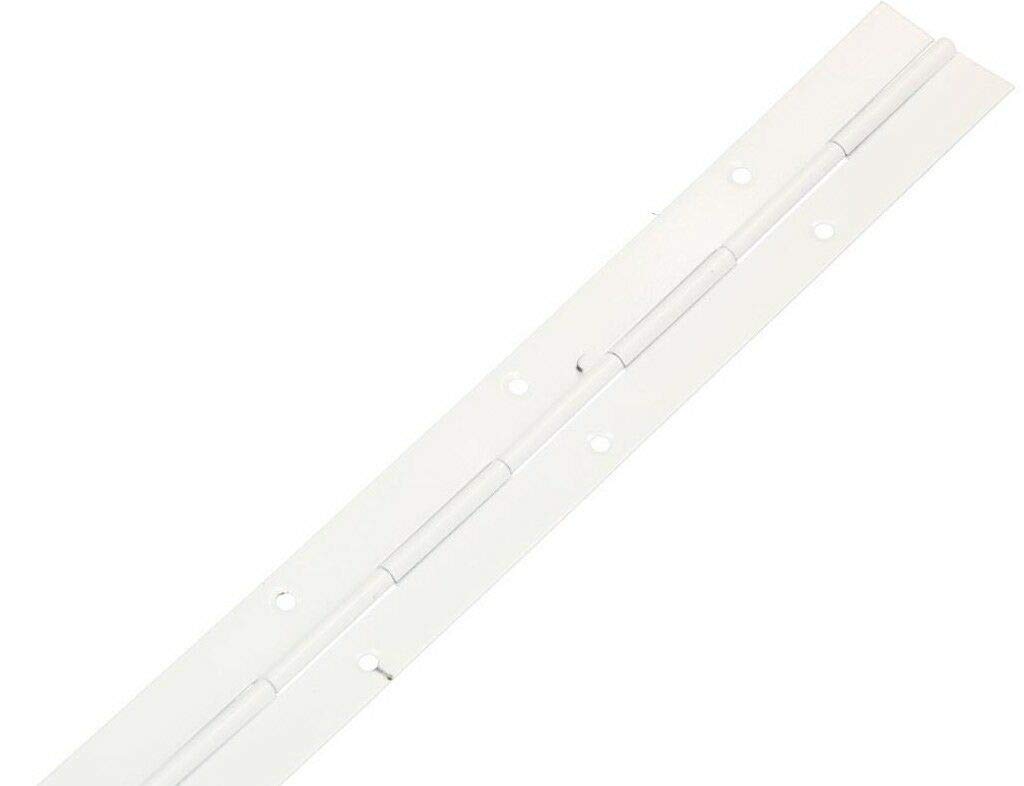 KOTARBAU Piano Hinge 400/31 mm White Separable/Cuttable Hinge Shortenable Stable Weld-On Hinge Furniture Hinge