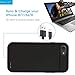 ZANYA Battery Case for iPhone 7, 3000mAH Rechargeable Case Protective Charging Battery Case Portable Charger Extended Battery for iPhone 7/8 Black (4.7 inch)