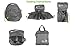 Outlander Packable Handy Lightweight Travel Hiking Backpack Daypack-Grey-L