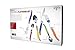 Chefs Basics 24 Piece, Colorful Flatware Set with 6 Spoons, 6 Forks, 6 Knives and 6 Teaspoons, vibrant colors with long handles,