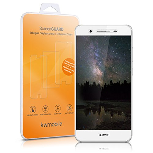 kwmobile Screen protector tempered glass for Huawei GR3 / P8 Lite SMART in crystal clear - Premium quality