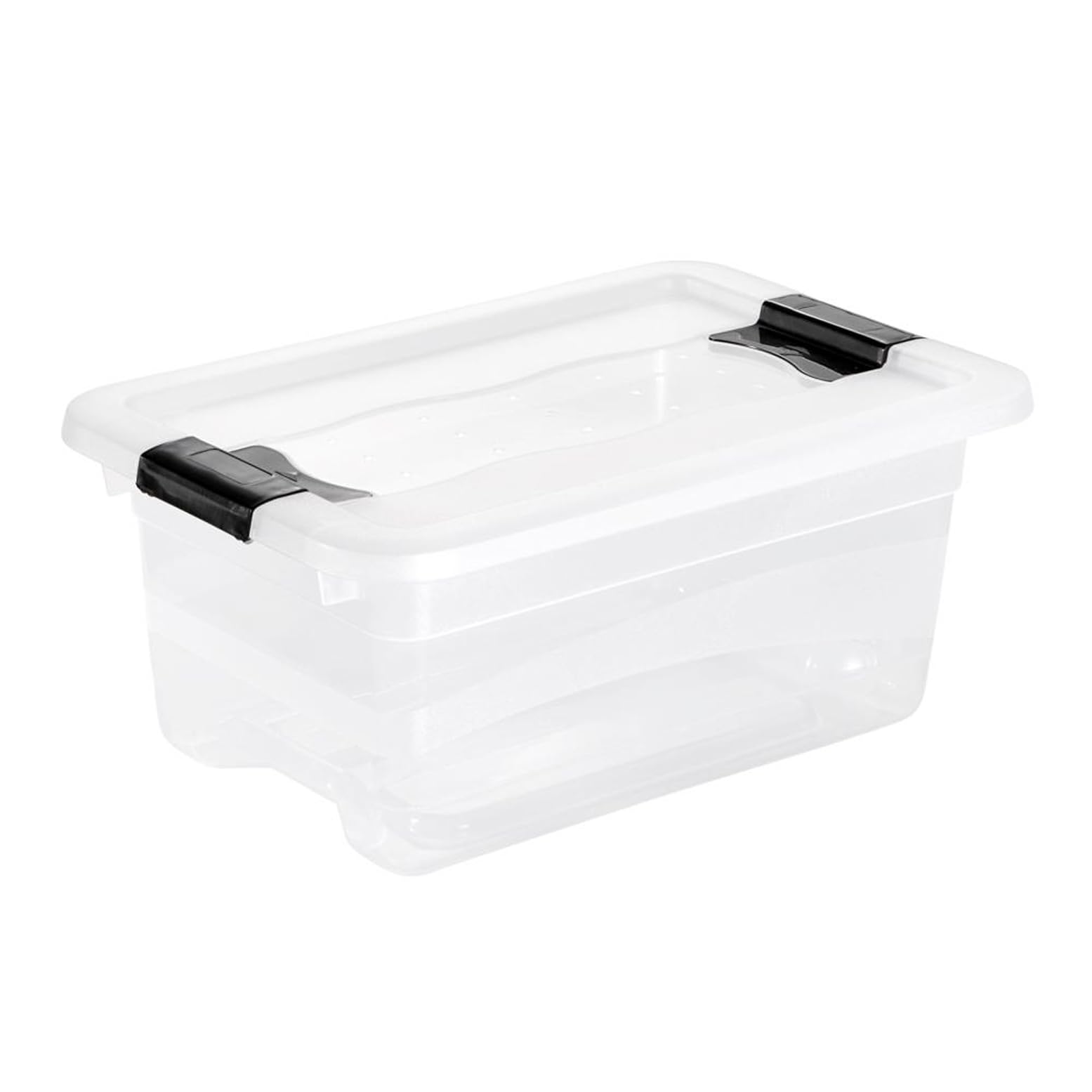 Keeeper Crystalbox with Lid, Sliding Closure, 29.5x19.5x12.5 cm, 4 Litre, Cornelia, Transparent
