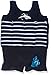 Konfidence Floatsuit (2-3 Years, Navy Breton Stripe)