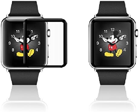 Hotspot TEMPERED GLASS Screen Protector for Apple watch (38mm) Great COVERAGE Protects Corners Glass Screen Protector for Apple iwatch