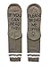 Saucey Socks - Please Bring Me Coffee Socks (9-11, COFFEE - Grey with Black Lettering - Prime)