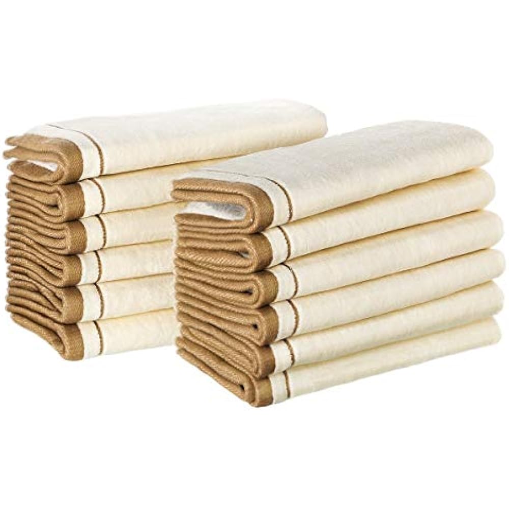 100 Cotton Velour Fingertip Towel Set (12 Pack) Super Soft 11&rdquo X