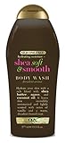 Ogx Body Wash Shea Soft & Smooth 19.5 Ounce (577ml) (2 Pack)