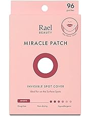 Rael Acne Pimple Healing Patch - Absorbing Cover, Invisible, Blemish Spot, Hydrocolloid, Skin Treatment, Facial Stickers, Two Sizes 10mm & 12mm (96 Count)