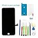 7iper Screen Replacement for iPhone 8 Plus (5.5 inch) -3D Touch LCD Screen Digitizer Replacement Display Assembly with Waterproof Adhesive, Tempered Glass, Tools,Instruction (Black)