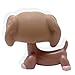 LHJ #556 Rare Littlest Pet Shop LPS Toys Pink Hearts Valentine Dachshund Dog Puppy