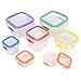 Fit Simple- 7 Piece Portion Control Containers. Store Food and Meals. 100 Percent Leak Proof. Perfect Portion Sized Containers. Comparable to 21 Day Fix. Recipes Included.