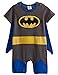 A&J Design Baby Boys' Batman Short Sleeve Romper Costume (6-9 Months)