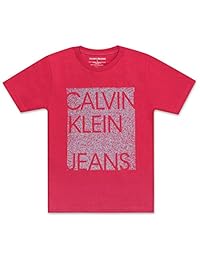 Calvin Klein - Camiseta con logotipo de Big Box para niño