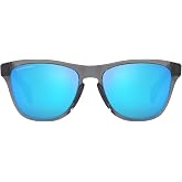 Oakley Junior Junior Frogskins XXS OJ9009 Square Sunglasses for Men Women | In Grey Smoke, Clear &amp; Acid Pink. Lightweight impact-resistant frame.