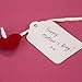 Marking Tags with String,100 Pieces White Price Tags with String Attached,Tags Display Label with Hanging String for Product Jewelry Clothing Sale Price Tags (Extra Free 33Ft String)