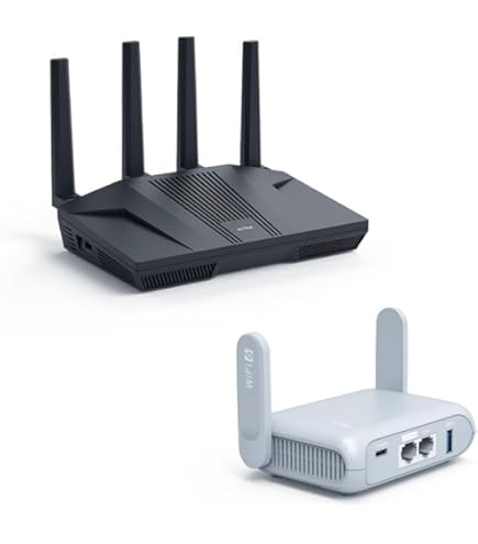 Amazon.com: GL.iNet GL-AXT1800 (Slate AX) Pocket-Sized Wi-Fi 6