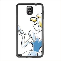 Amazon Com Cinderella Samsung Galaxy Note 3 Case Onelee Never Fade Disney Cinderella Samsung Galaxy Note 3 Black Tpu And Pc Case Scratch Proof Drop Protection Cell Phones Accessories