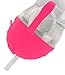 b.box Sippy Cup with Innovative Weighted Straw | Easy-Grip Handles| Color: Neon Pink Pomegranate | 8 oz. | BPA-Free | Phthalates & PVC Free | Dishwasher Safe