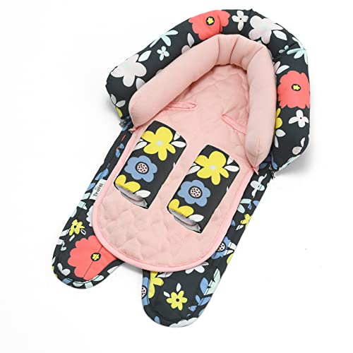 GoldBug Baby Toddler 2-in-1 Car Seat Head Support Strap Covers Dark  Floral in Oman Whizz Head Body Supports