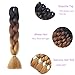 6Pcs/Lot 24inch Jumbo Braids Salon Crochet Ombre Twist Braiding Hair Extensions High Temperature Synthetic Fiber Hair for 100g/pc (M57#)