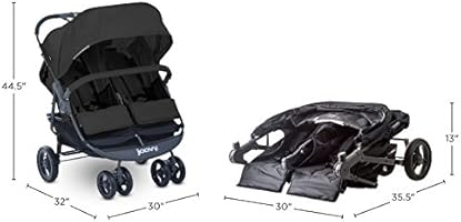 joovy double stroller orange