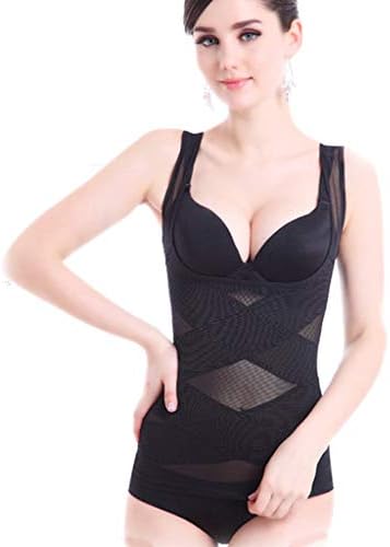 Mbtaua Women Sexy Shaper Body Slimming Tank Top Wear Tummy Control Seamless Vest Sheer Bodysuit