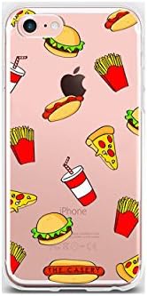 The Casery Fast Food iPhone 6 Matte Finish Clear Slim Fit Cell Phone Case