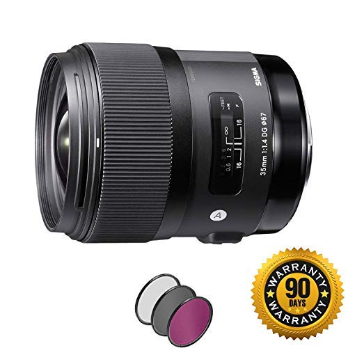Sigma 35mm f/1.4 DG HSM Art Lens for Canon EF with UV Filter | eBay