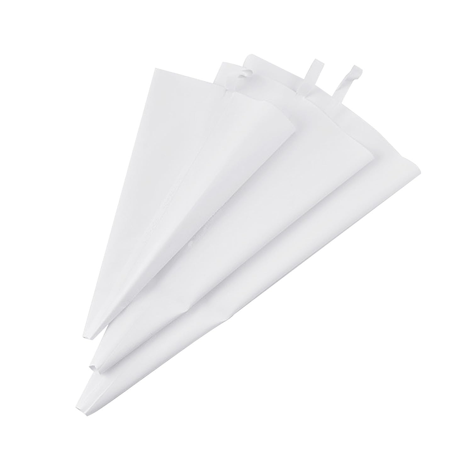 Voarge Icing Bag Set Piping Nozzles, 3 Size Professional Reusable Silicone Icing Bag Set, Joint Filler Bag Garnishing Decorating - Cupcake Muffin Wedding Cake Cake