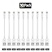 Feel2Nice Short Lightning Cable 10 Pack 7-Inch iPhone Cord Data Sync USB Portable Fast Charge for iPhone X 8/8 Plus / 7/7 Plus / 6s/6s Plus /6/6 Plus 5/5s/5c/Multi-Port Charging Station,White
