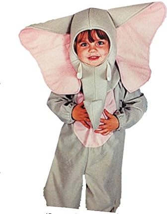 Zoo Baby Elephant Costume 1-2 Year Size (2pcs)
