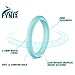 COOLOO 10 Pack Silicone Wedding Ring for Women, Premium Wedding Bands Thin and Stackable Durable Comfortable Rubber Rings, Black White Pink Silver