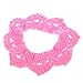 PIXNOR Cute Newborn Infant Baby Girl Boy Handmade Crochet Knit Crown Hat Photograph Prop (Pink)