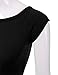 Doublju Round Neck Ribbed Knit Crop Top for Women with Plus Size