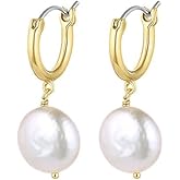 Gorjana Women's Reese Pearl Huggies