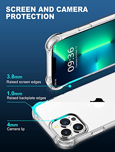 STOON Compatible with iPhone 13 Pro Max Case, Upgrade Shock-Absorbing Corners Clear Phone Case, Anti-Scratch and Non-Yellowing Phone Cover - 6.7 Inch (2021)