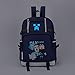 The Diamond Tube TDM School Backpack DanTDM With Mosaic Glow in The Dark And Reflective Stripes
