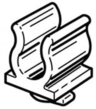 Clamp Pipe Clips Black For Engine Bonnet Rod Fiat Idea in (Pack of 4):  Amazon.co.uk: Car & Motorbike